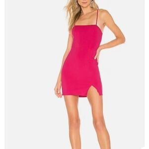 NBD x Naven Mini Dress Medium Stretch Hot Pink Festival Barbie Club Swiftie